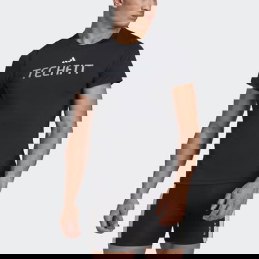Тениска adidas Originals Techfit Graphic Tee Черно | HZ9686, 4