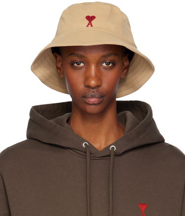 Шапка AMI AMI De Coeur Bucket Hat Бежово | UHA246.AW0041, 0