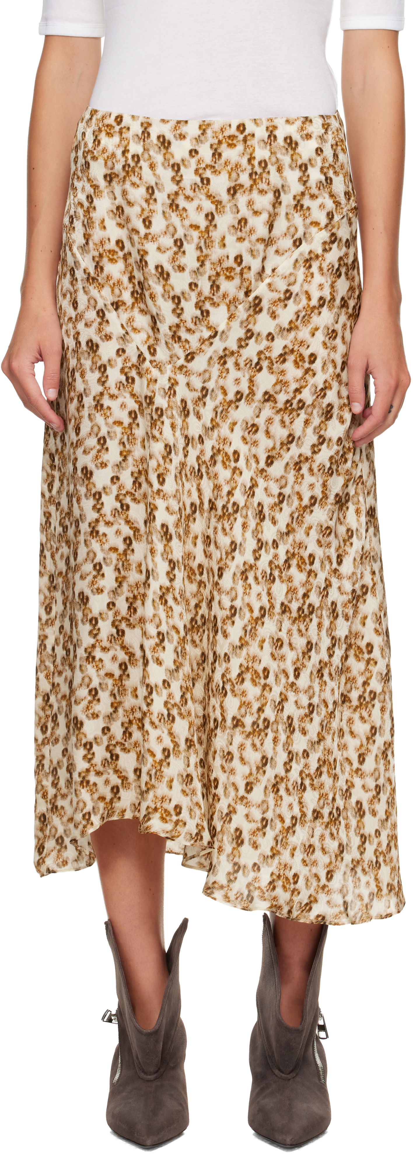 Пола ISABEL MARANT Lisanne Midi Skirt Многоцветен | JU0080FA-C3J10I, 0