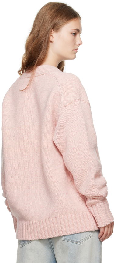 Пуловер We11done Chunky V-Neck Cardigan Розово | WD-KC2-24-627-U-LP, 2