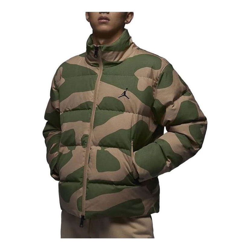 Пухо яке Jordan Flight Heritage Camo Down Jacket Зелено | FB6989-200