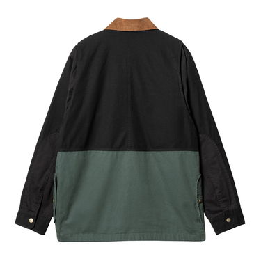 Яке Carhartt WIP Heston Jacket "Black / Discovery Green heavy stone wash" Черно | I032148_1OC_60, 6