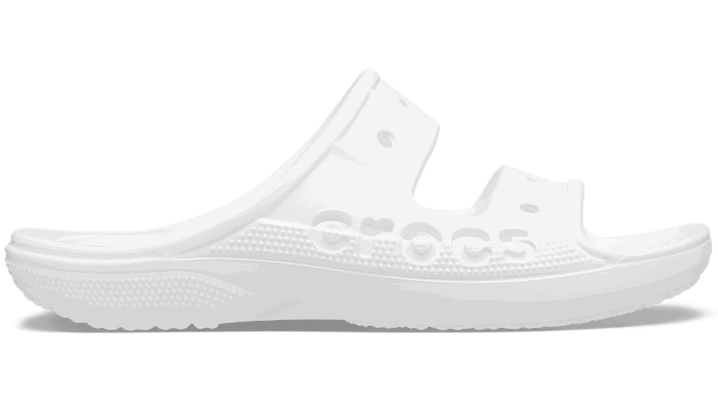 Кецове и обувки Crocs Baya Slides "White" Бяло | 207627-100, 0