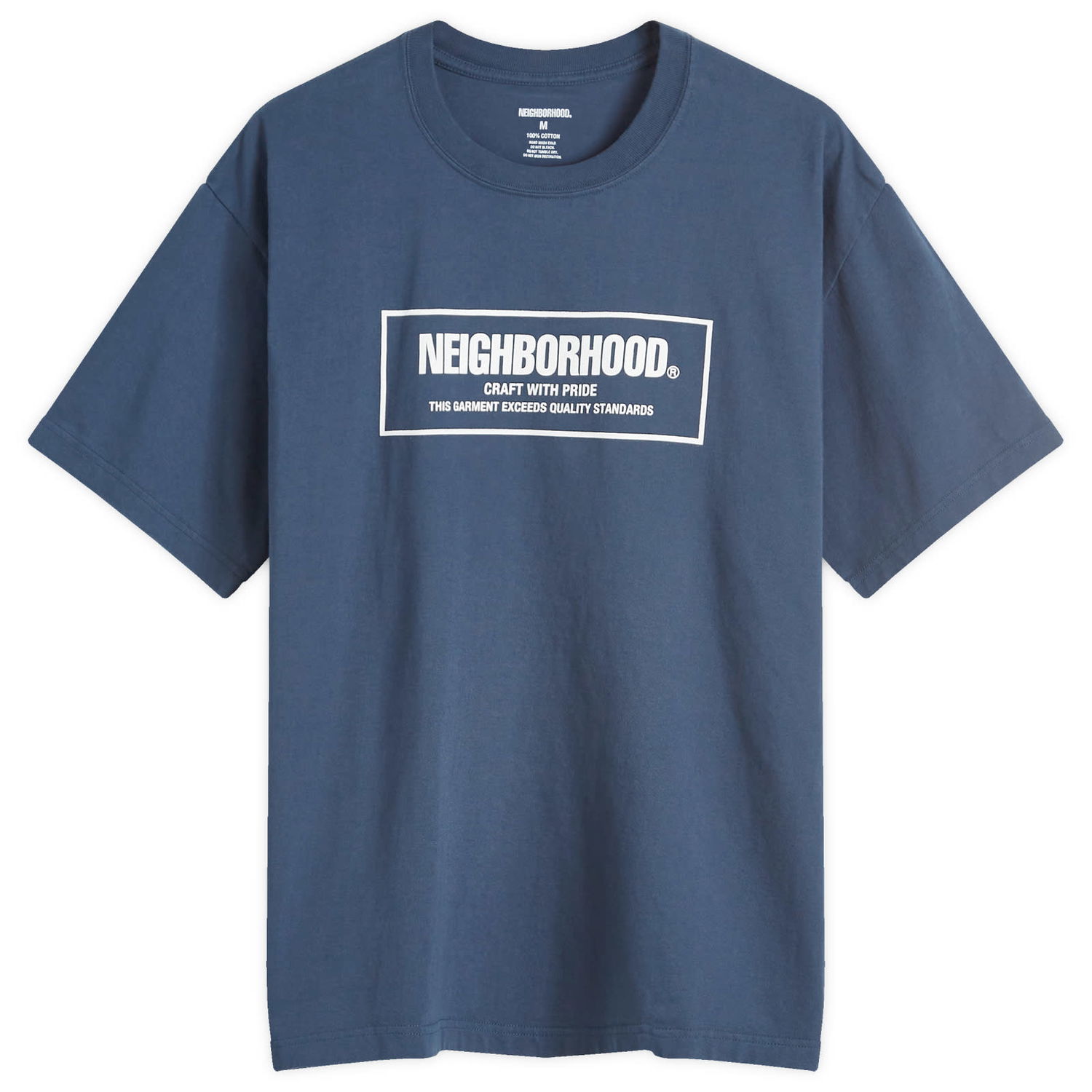 Тениска Neighborhood T-Shirt SS-1 Size Large Тъмно синьо | 242PCNH-ST01-NVY, 0