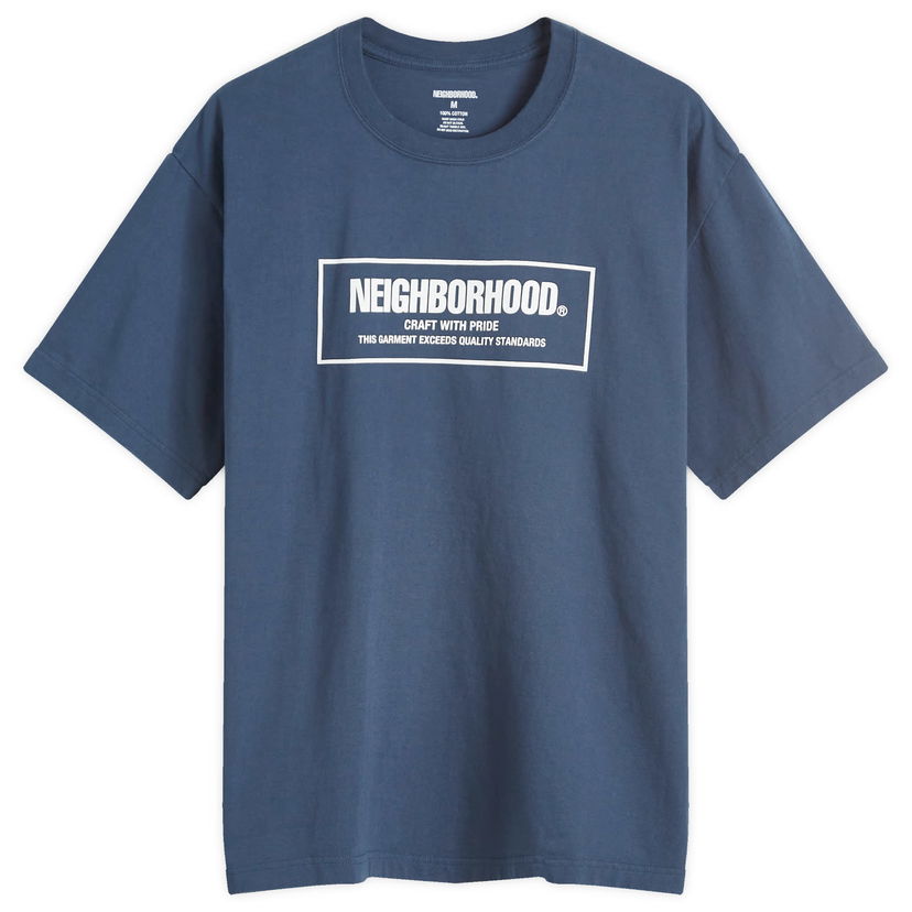 Тениска Neighborhood T-Shirt SS-1 Size Large Тъмно синьо | 242PCNH-ST01-NVY