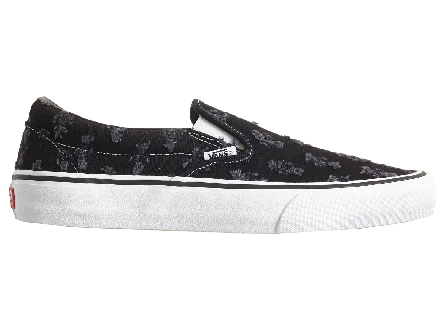 Кецове и обувки Vans Slip-On Supreme Hole Punch Denim Black Черно | VN0A38DD2DC, 0