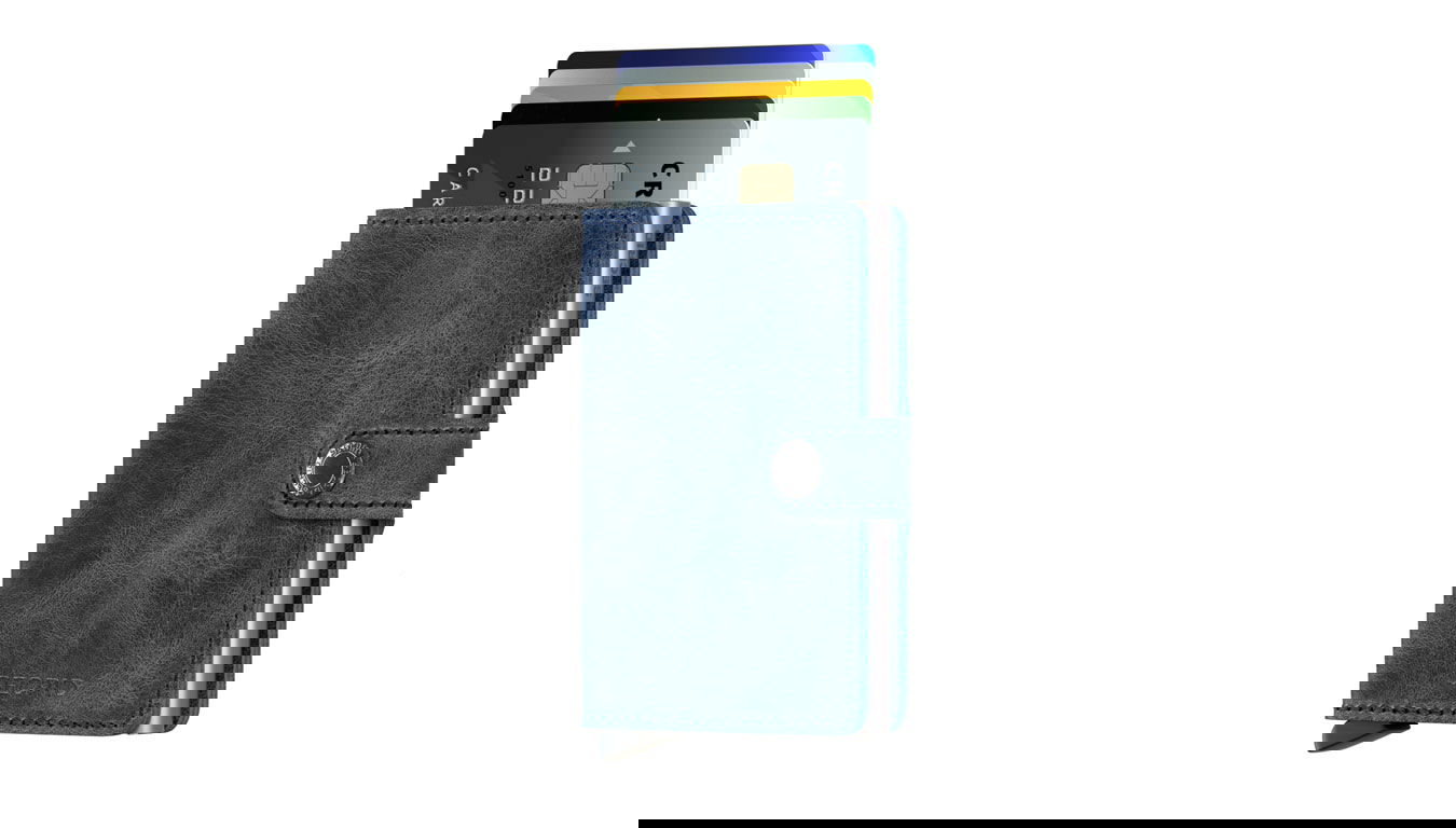 Портфейл Secrid Secrid Miniwallet Vintage Blue Тъмно синьо | MV-Blue, 0