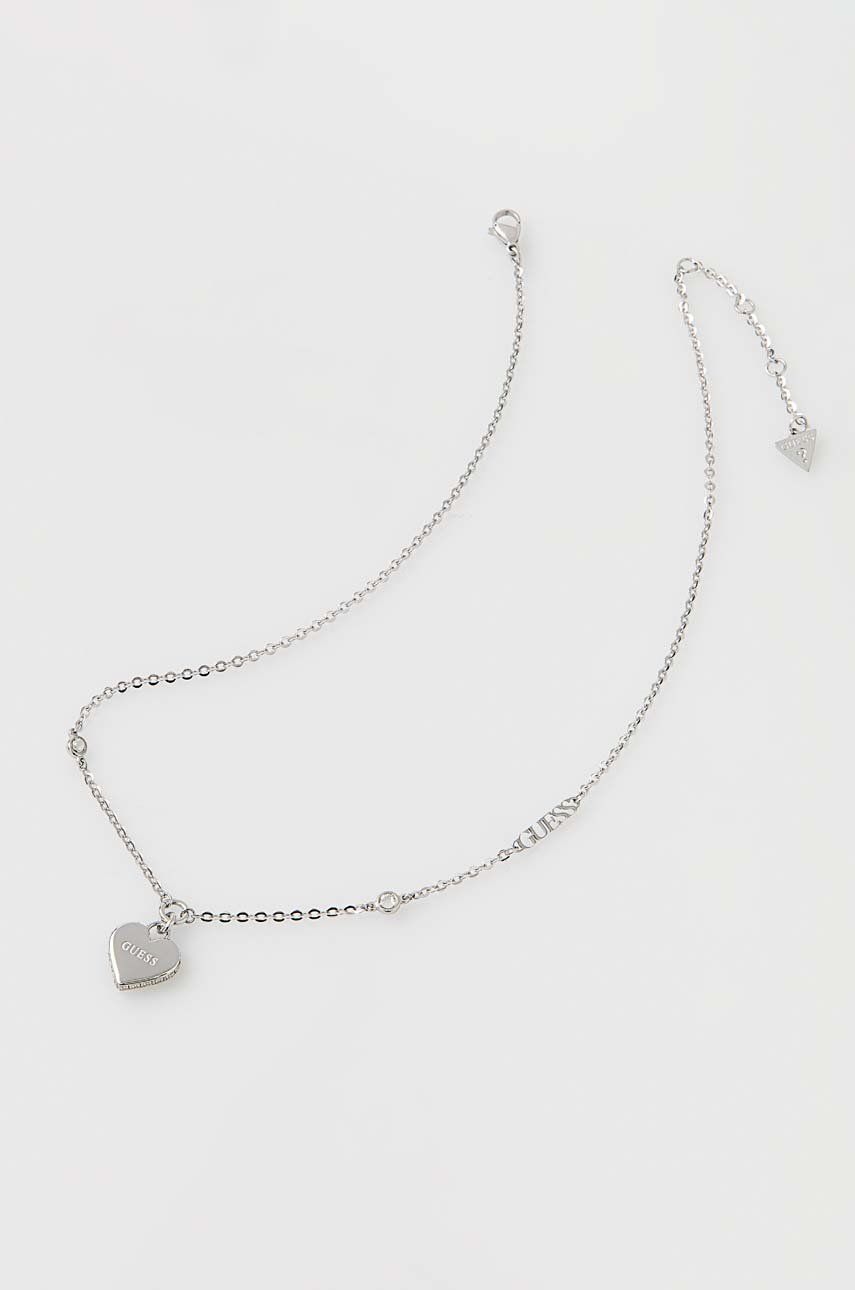 Гривна GUESS Guess Heart Pendant Necklace Металик | JUBN02.230JW, 0