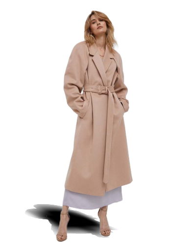 Belted Waist Oversized Coat