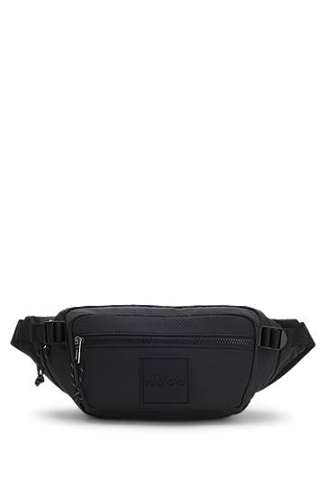 Чанта за кръста BOSS Ripstop belt bag with split-logo patch Черно | 50551798, 0