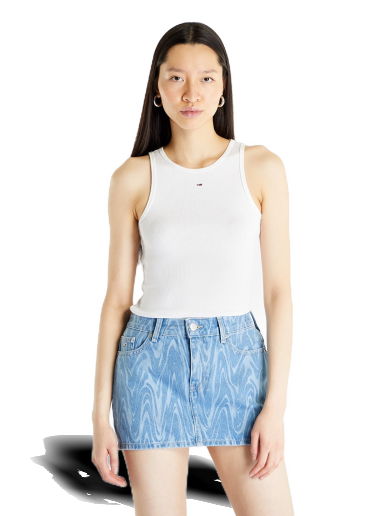 Пола Tommy Hilfiger Essential Rib Tank Top Бяло | DW0DW14875 YBR