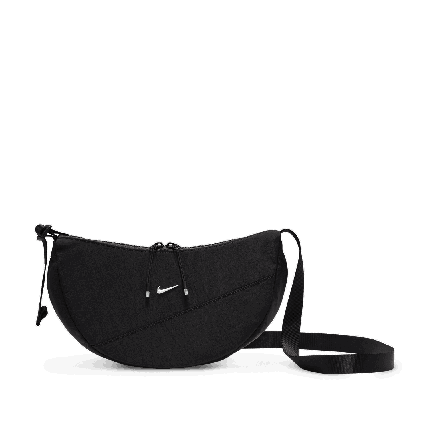 Чанта за кръста Nike Nike Aura Crescent Crossbody Bag (4 l) Черно | HQ4370-010, 0