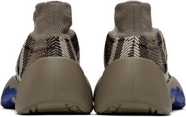 Облекло Burberry Burberry Check Knit Neptune Кафяво | 8101906, 1