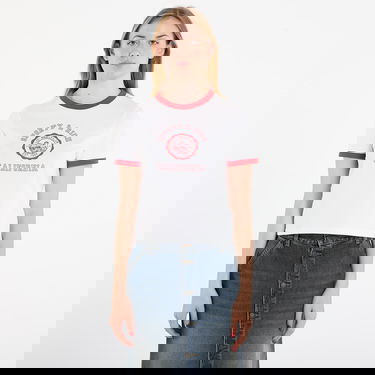 Тениска Sporty & Rich California Emblem Ringer Tee Бяло | TO07364508WH52, 0