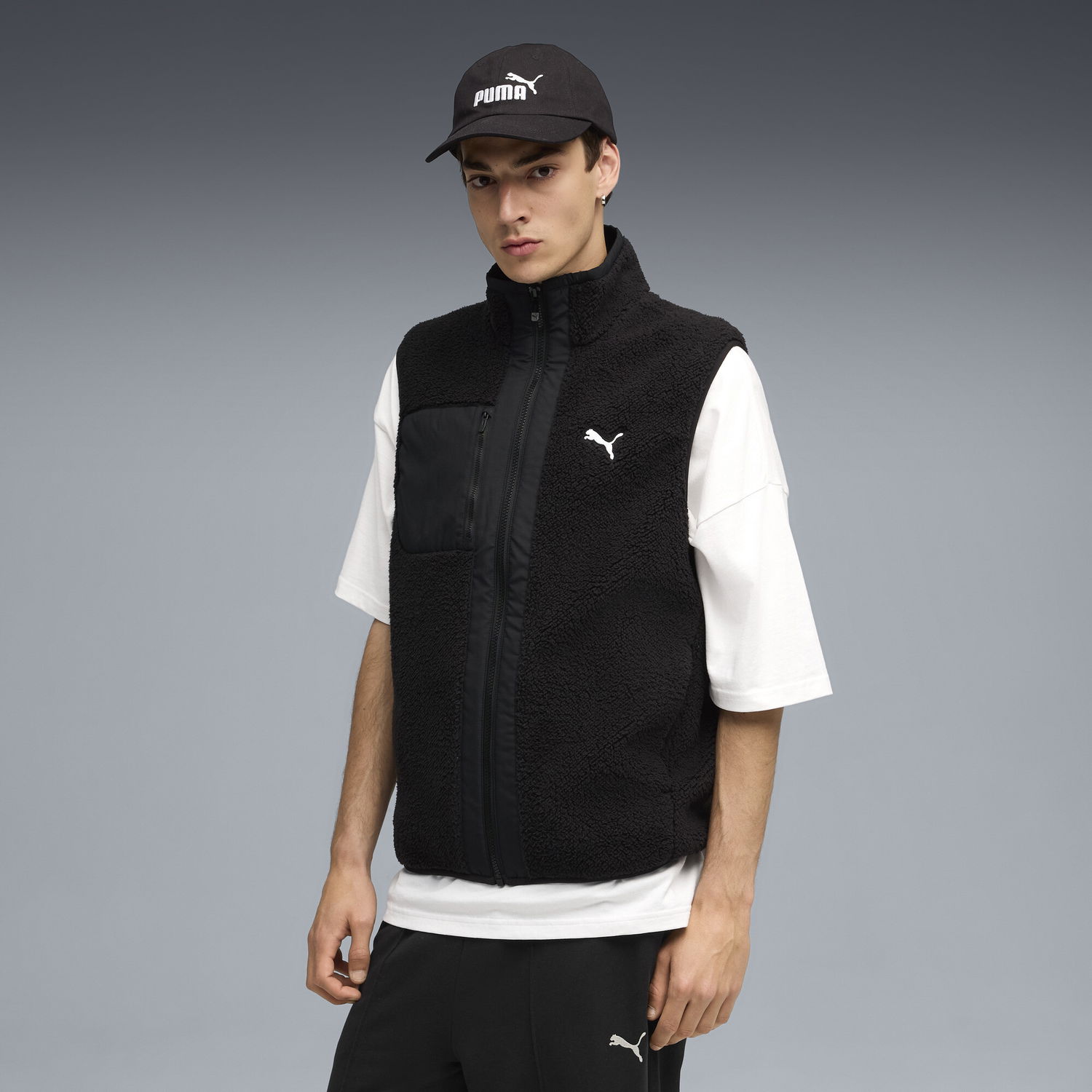 Жилетка Puma Reversible Hybrid Sherpa Vest Черно | 688372_01, 0