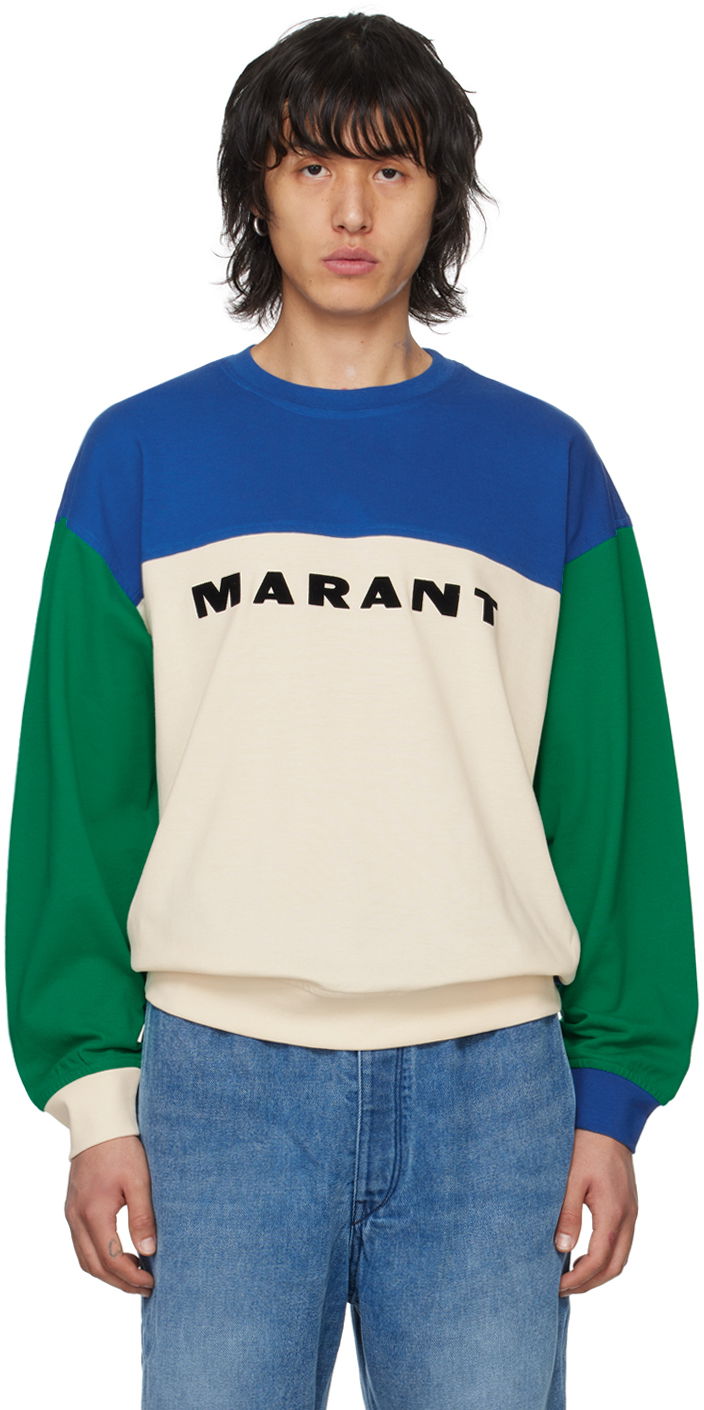 Суитчър ISABEL MARANT Aftone Sweatshirt Синьо | 24PSW0047HA-B1M12H