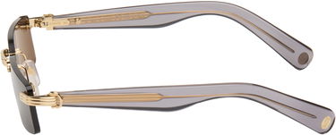 Слънчеви очила Cartier Rimless Rectangular Sunglasses Кафяво | CT0537S-001, 2