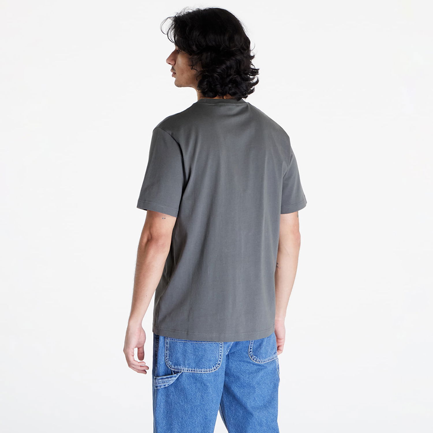 Тениска DAILY PAPER Logotype Short Sleeve T-Shirt Сиво | 2412013, 1