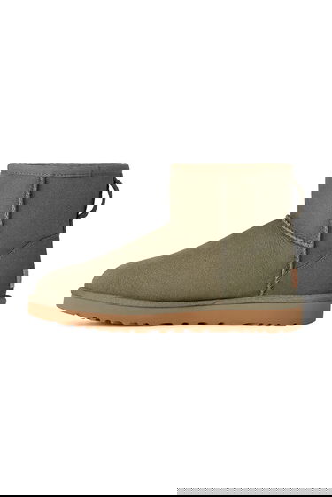 Кецове и обувки UGG Classic Mini II Suede Boot Зелено | 1016222.MSSGR, 3