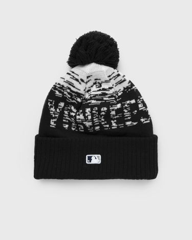 Шапка New Era New York Yankees Bobble Cuff Beanie Черно | 80536115, 1