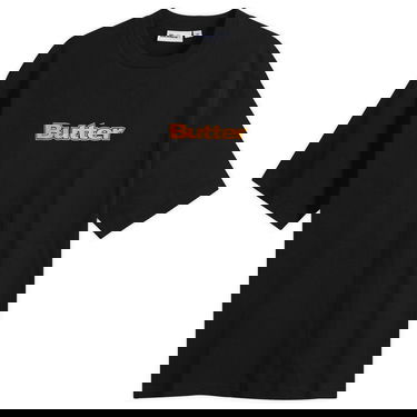 Тениска Butter Goods Outline Logo T-Shirt, Size Large Черно | BG253100-BLK, 0
