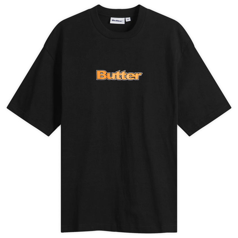 Тениска Butter Goods Outline Logo T-Shirt, Size Large Черно | BG253100-BLK