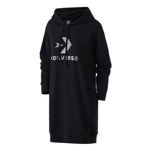 Pокля Converse Converse Star Chevron French Terry Dress Черно | 10017327-A01
