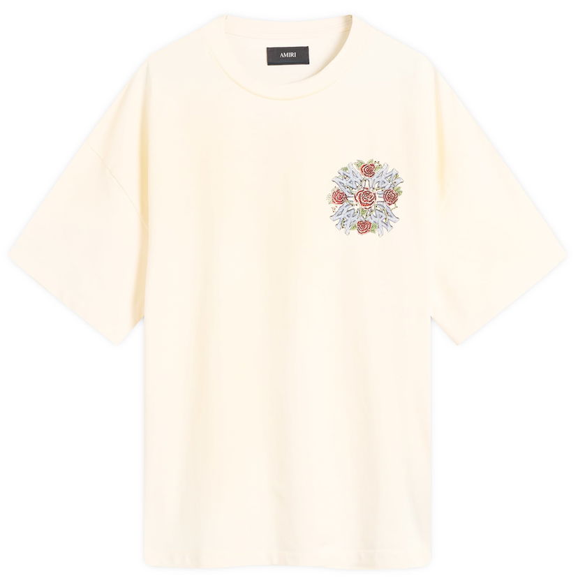 Тениска AMIRI Men's Out For Trouble T-Shirt, Size Large Бежово | AMJYTE1263-IV