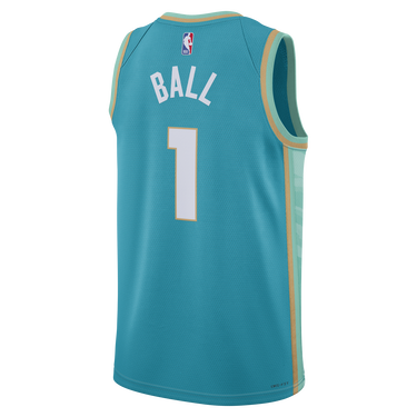 Фланелка Nike Dri-FIT NBA Swingman Lamelo Ball Charlotte Hornets City Edition 2023/24 Jersey Тюркоазено | DX8496-415, 2
