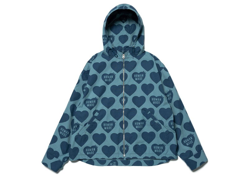 Парка Human Made Heart Zip-Up Parka Синьо | HM25JK025