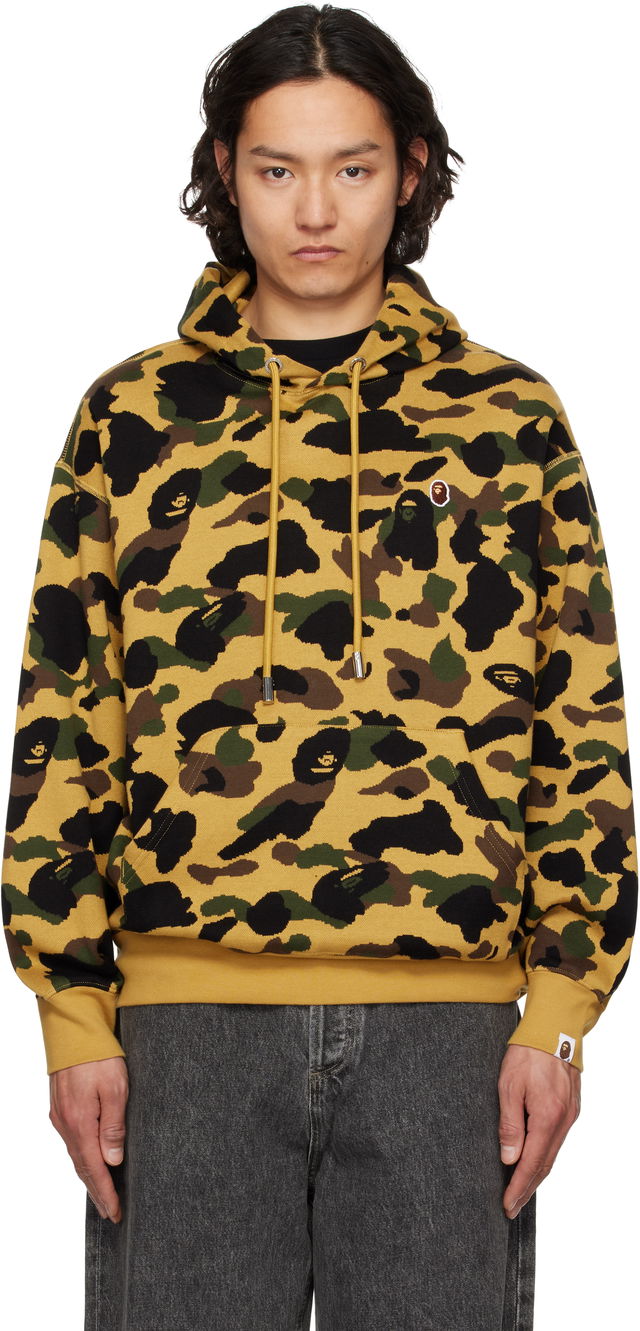 1st Camo Jacquard One Point Pullover Hoodie
