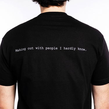 Тениска Pleasures Make Out T-Shirt Черно | P21W036-BLACK, 1