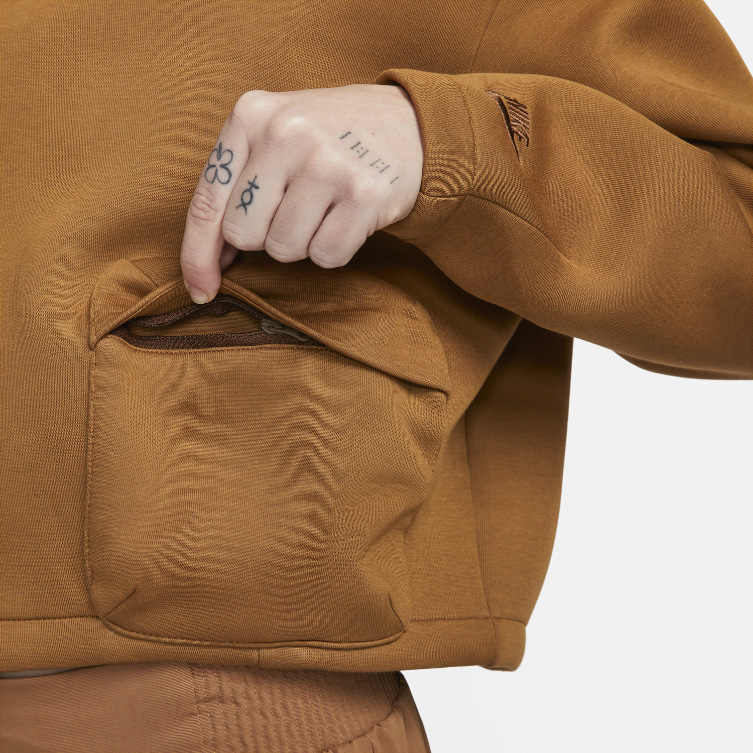 Суитчър Nike Tech Pack Pullover Hoodie Кафяво | DV8238-270, 1