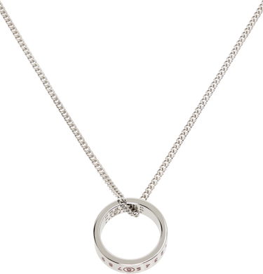 Колие Maison Margiela MM6 Maison Margiela Minimal Logo Pendant Ring Necklace Металик | SM6UU0048 P7351, 1