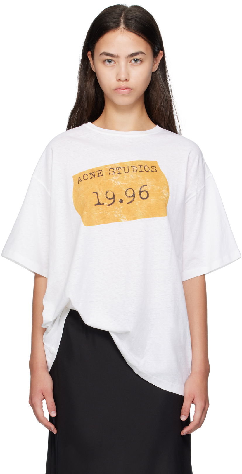 Тениска Acne Studios Acne Studios 1996 Logo T-Shirt Бяло | CL0355-