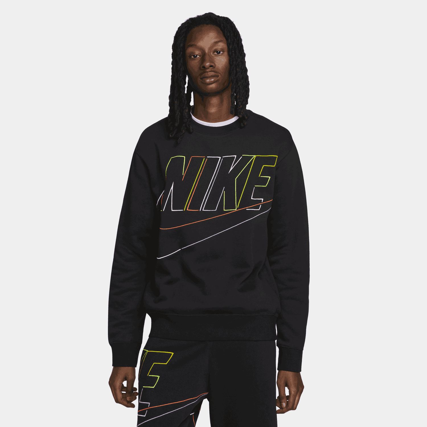 Суитчър Nike Club Fleece+ Crewneck Sweatshirt Черно | DX0529-010, 0