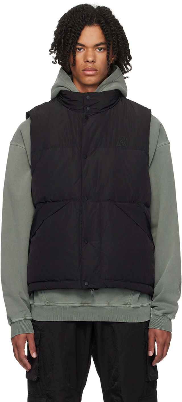 Represent Black Patch Down Vest