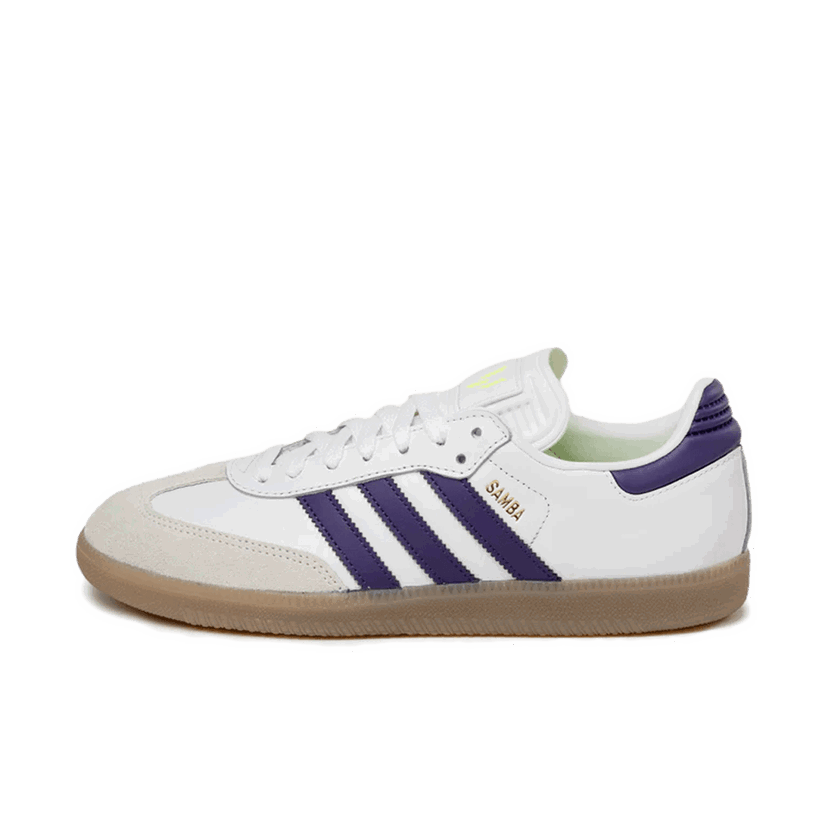 Кецове и обувки adidas Originals Lionel Messi x Samba "White/University Purple" Бяло | IH8161