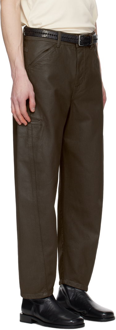 Панталони LEMAIRE Lemaire Twisted Workwear Pants Зелено | PA1102 LD1030, 1