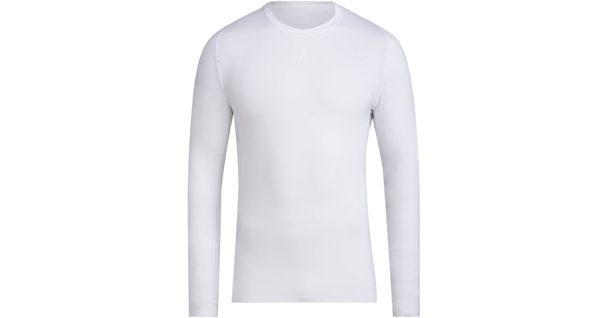 Тениска adidas Originals Techfit Tee Бяло | hp0640, 1