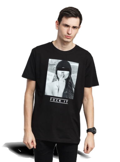 Тениска Urban Classics F#ck It T-Shirt Черно | MT133-black