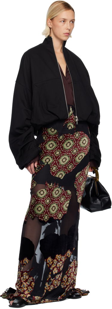 Пола Dries Van Noten Dries Van Noten Layered Viscose Silk Maxi Skirt Многоцветен | 252-010886-2145, 3