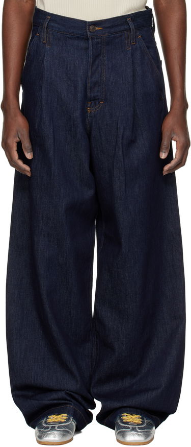 Дънки Dries Van Noten Dries Van Noten Pleated Jeans Синьо | 251-020923-1552, 0