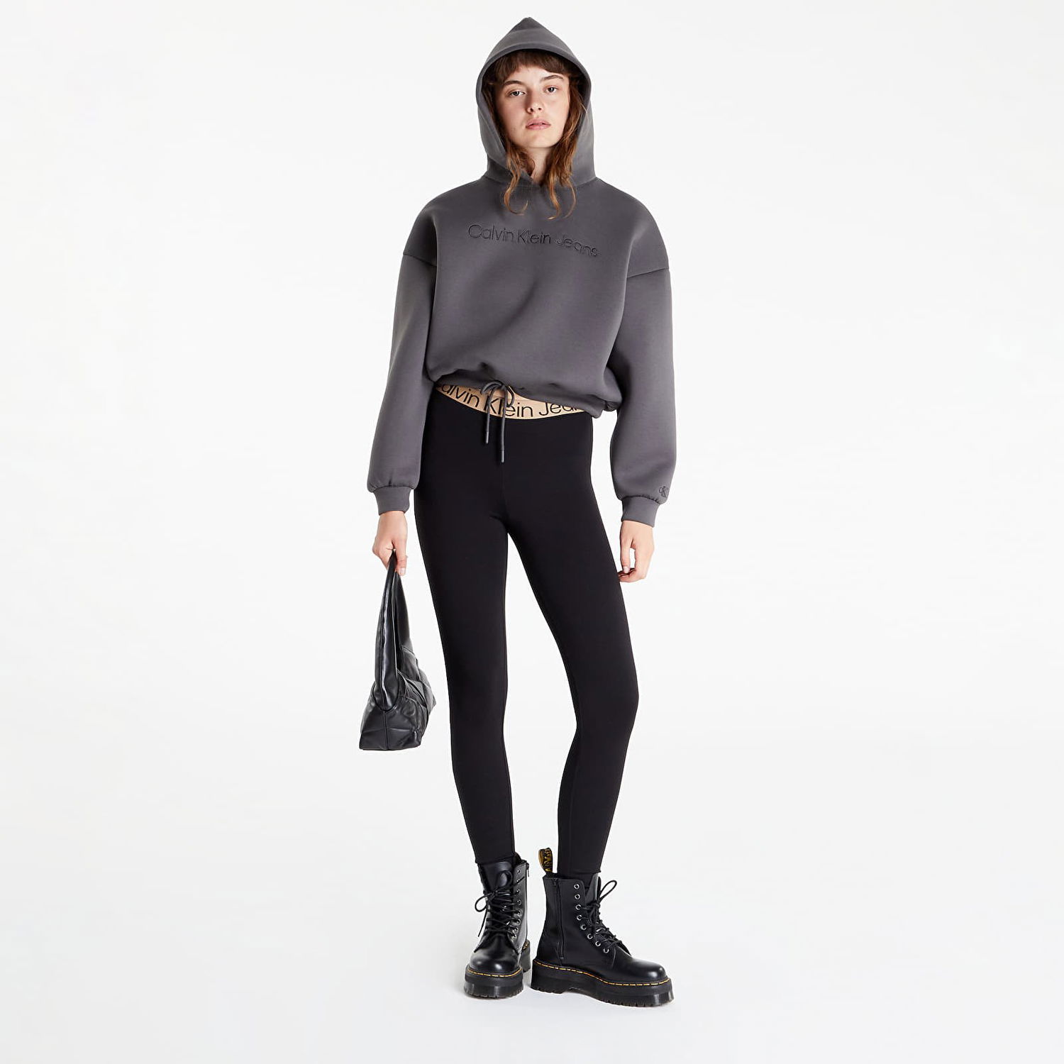 Клинове CALVIN KLEIN Logo Elastic Milano Черно | J20J219745 BEH, 1