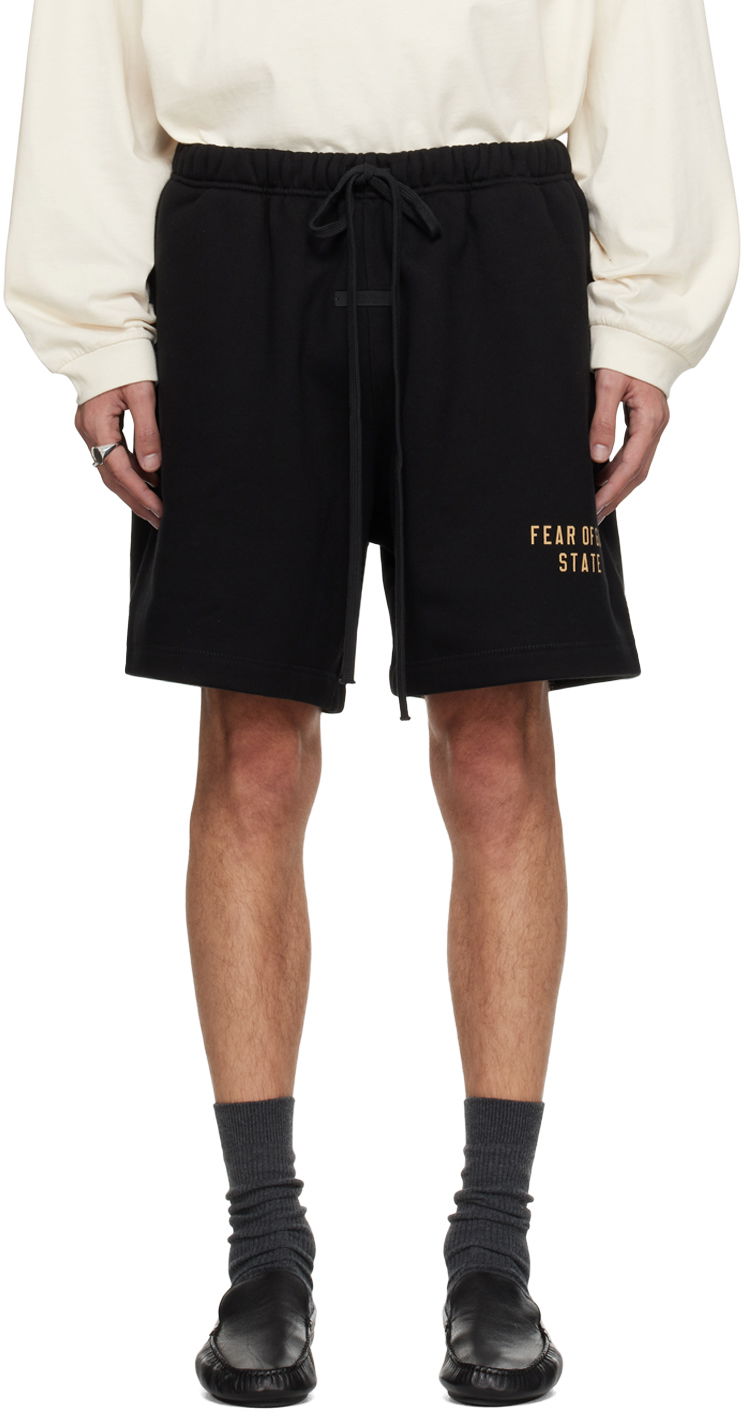 Къси панталони Fear of God Designer Soccer Shorts Черно | 160BT242000F