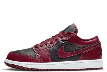 Кецове и обувки Jordan Air Jordan 1 Low "Black Maroon" W Бургунди | DC0774-006, 4