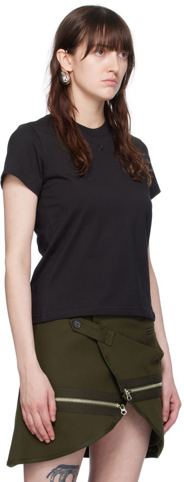 Тениска Courrèges Courrèges 'AC' Tee Черно | 423JTS006JS0107, 1