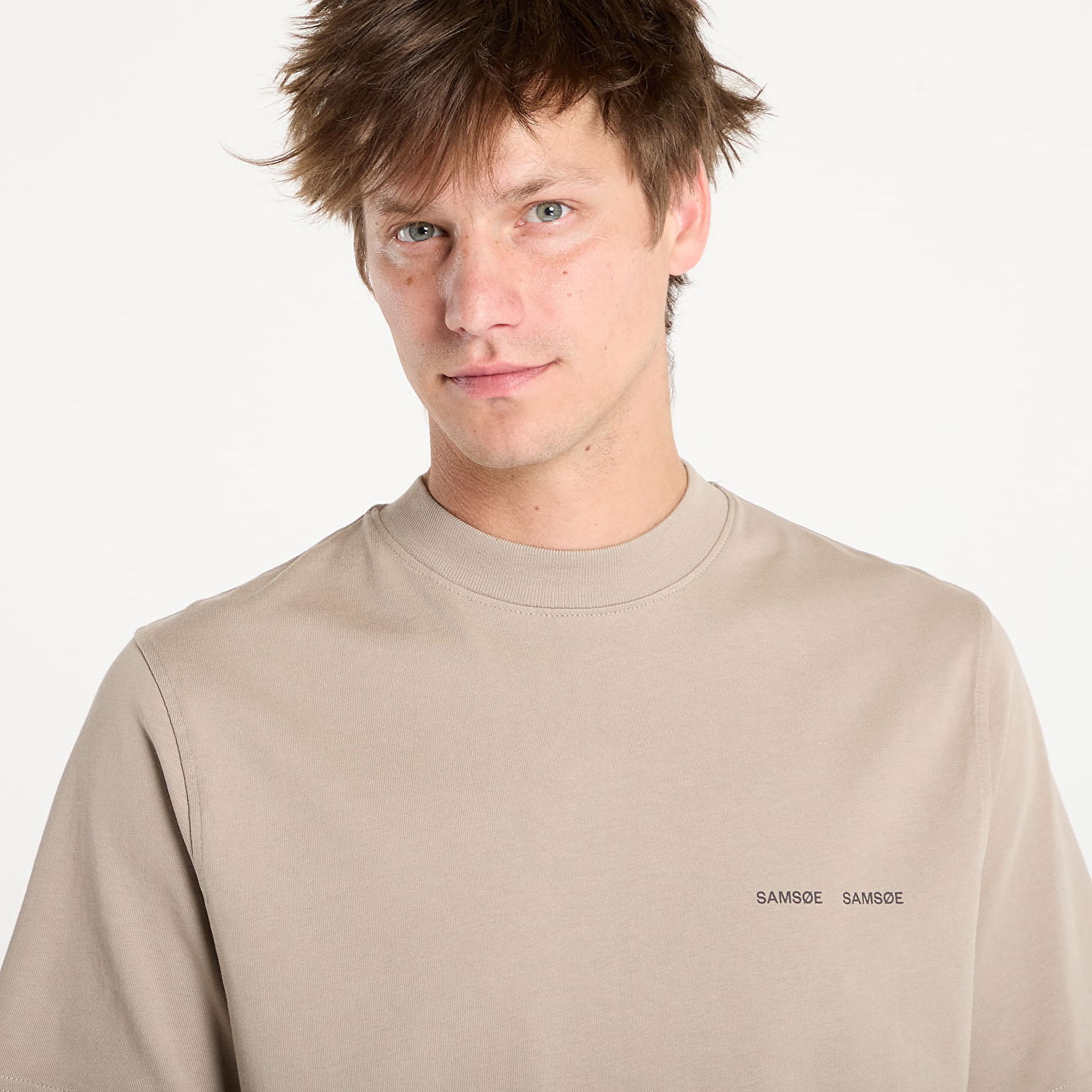 Тениска Samsoe Samsoe Samsøe Samsøe Norsbro T-Shirt Бежово | M20300010_170205TCX, 1