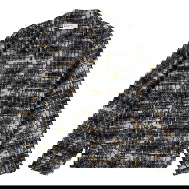 Яке Universal Works Patch Check Fleece Rams Jacket Тъмно синьо | P33091-NVY, 1