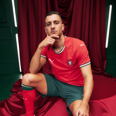 Фланелка Puma Portugal 2025 Home Jersey Червено | 779190-01, 3